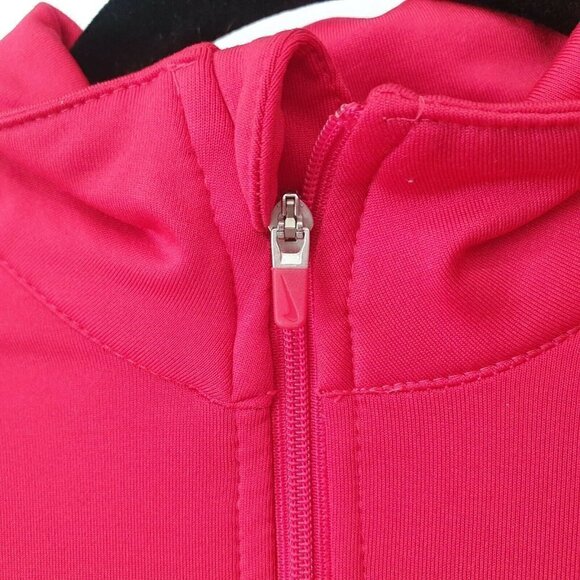 NIke Pro Half‎ ZIp Top 1/4 Zip Long Sleeve Pink Sm - Picture 5 of 9